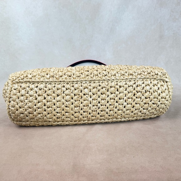 Fendi Peekaboo XL Python and Raffia Bag Rare - Picture 9 of 17